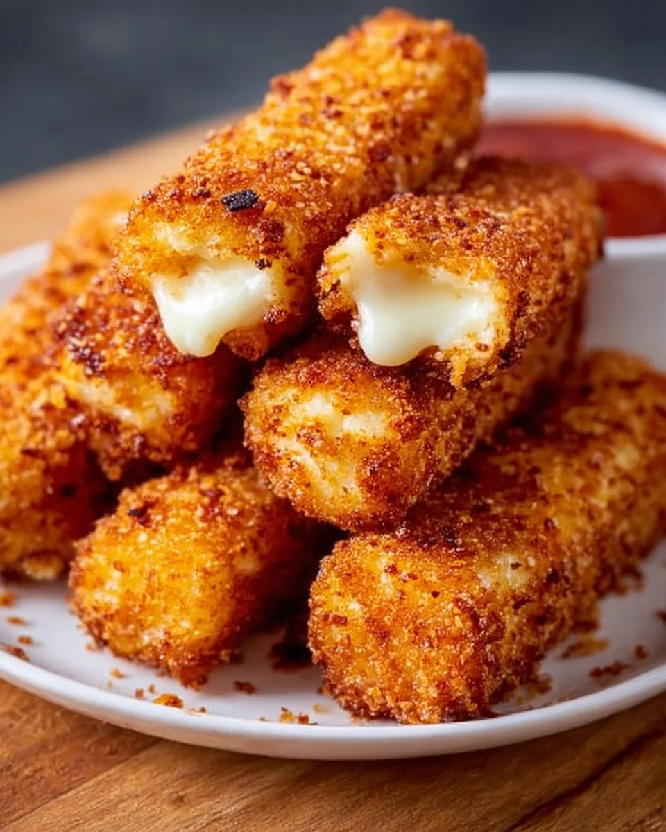 Air Fryer Mozzarella Sticks