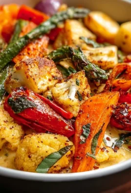 Cheesy Marry Me Roasted Vegetable Medley with vibrant veggies and melted cheese