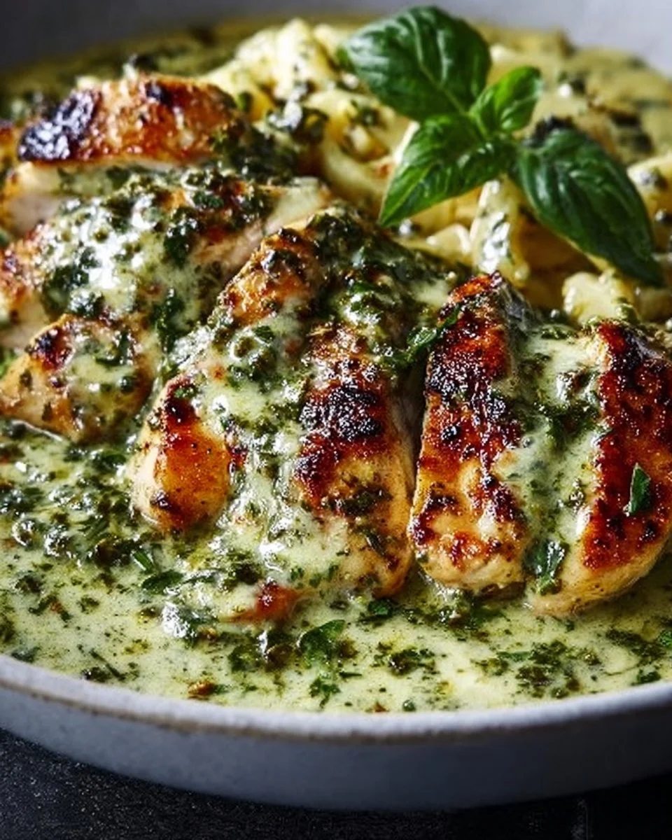 Creamy Pesto Chicken: An Amazing Ultimate Recipe for 4 People