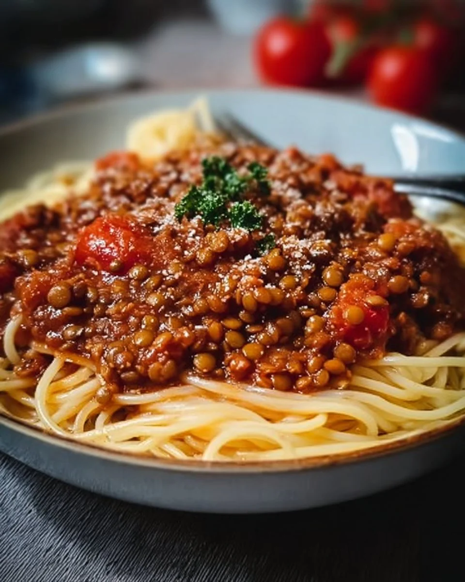 Lentil Bolognese