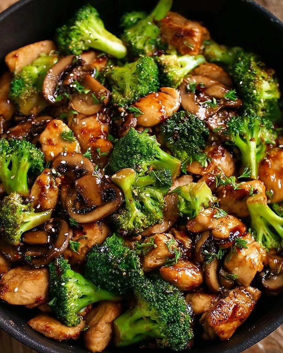 Next-Level Chicken, Broccoli & Mushroom Stir-Fry