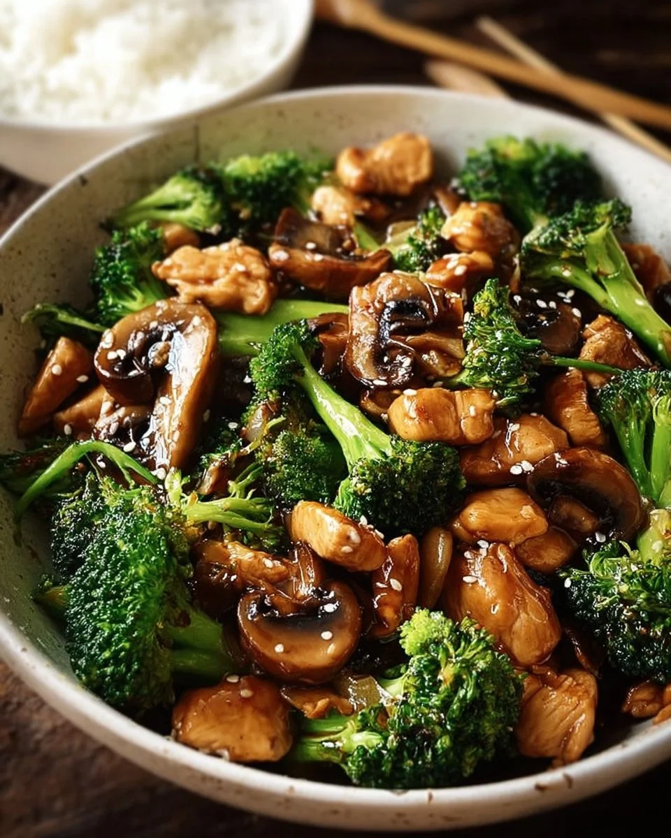 Next-Level Chicken, Broccoli & Mushroom Stir-Fry