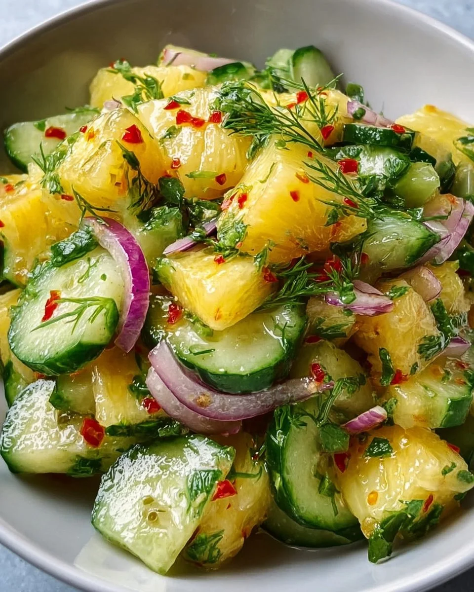 Pineapple Cucumber Salad