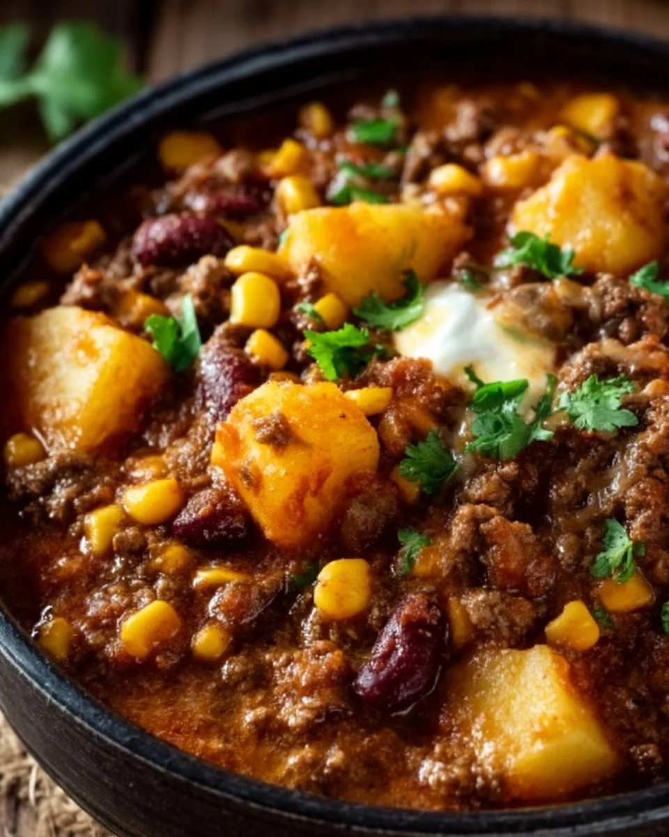 Slow Cooker Cowboy Casserole