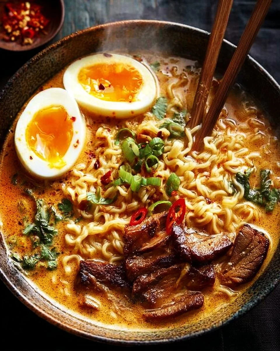 Spicy Coconut Curry Ramen