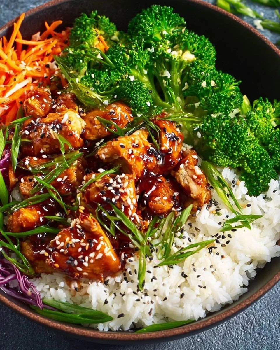 Sticky Teriyaki Chicken Bowl