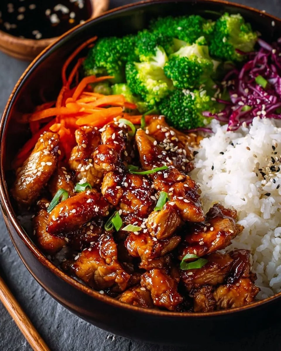 Sticky Teriyaki Chicken Bowl