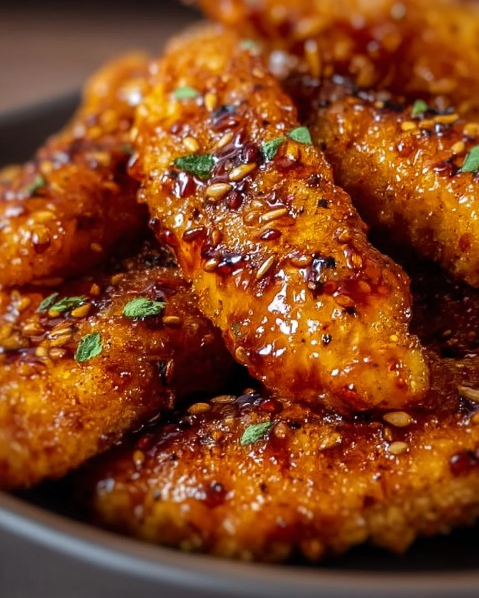 Air Fryer Honey Butter Garlic Chicken Tenders