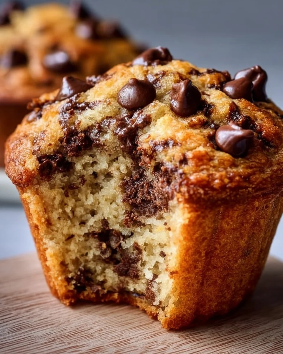 Amazing Chocolate Chip Banana Muffins: A 1-Bowl Wonder