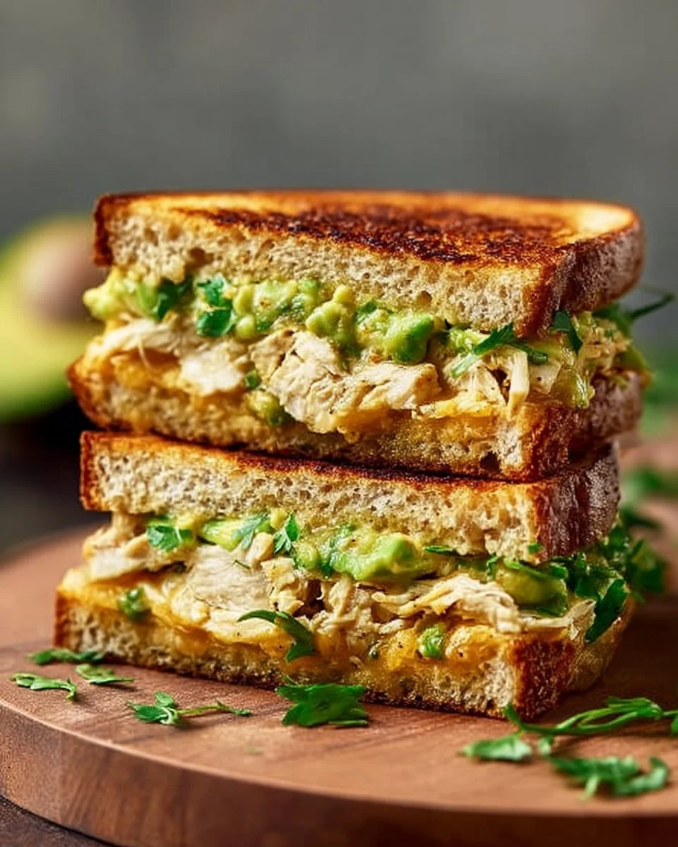 Chicken Avocado Melt Sandwich