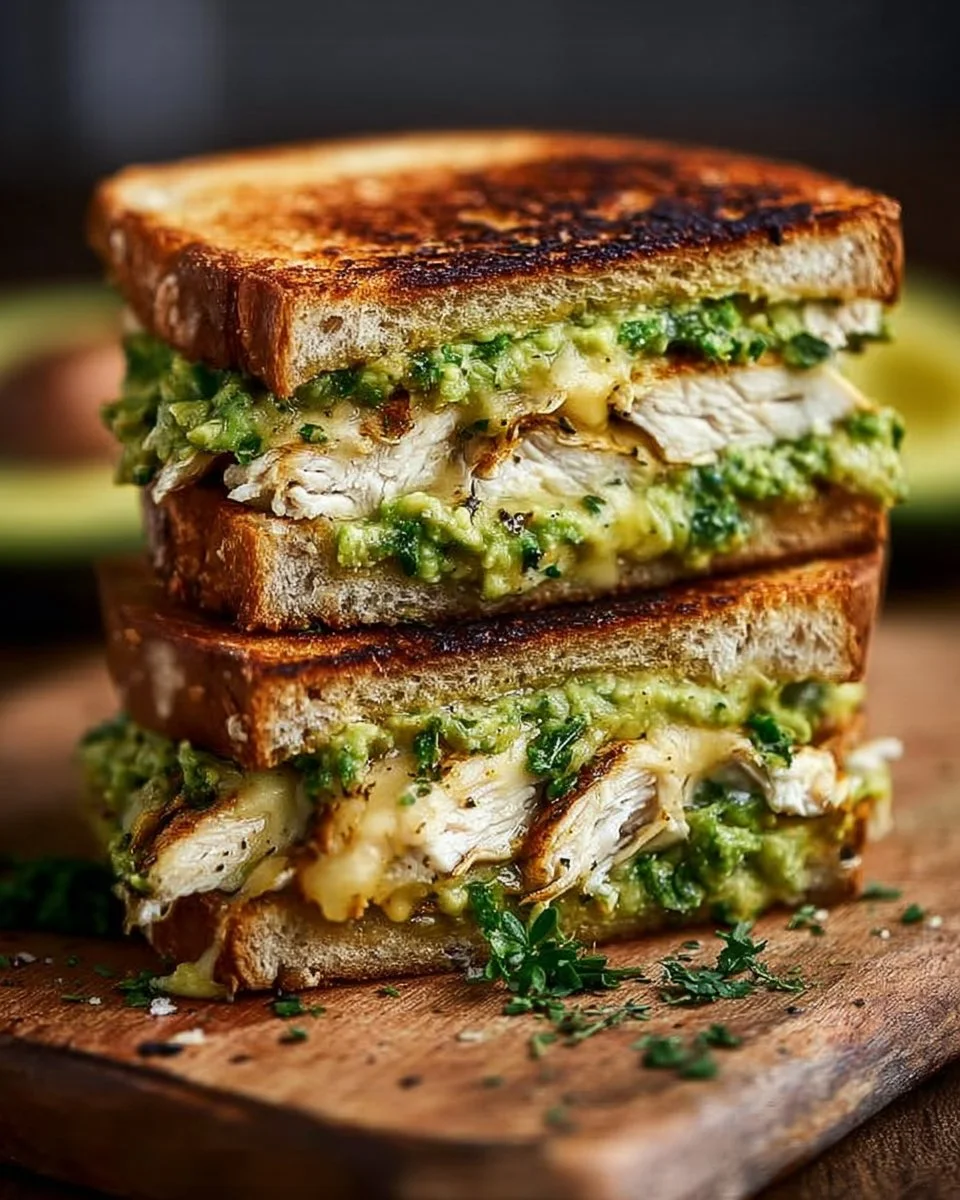 Chicken Avocado Melt Sandwich