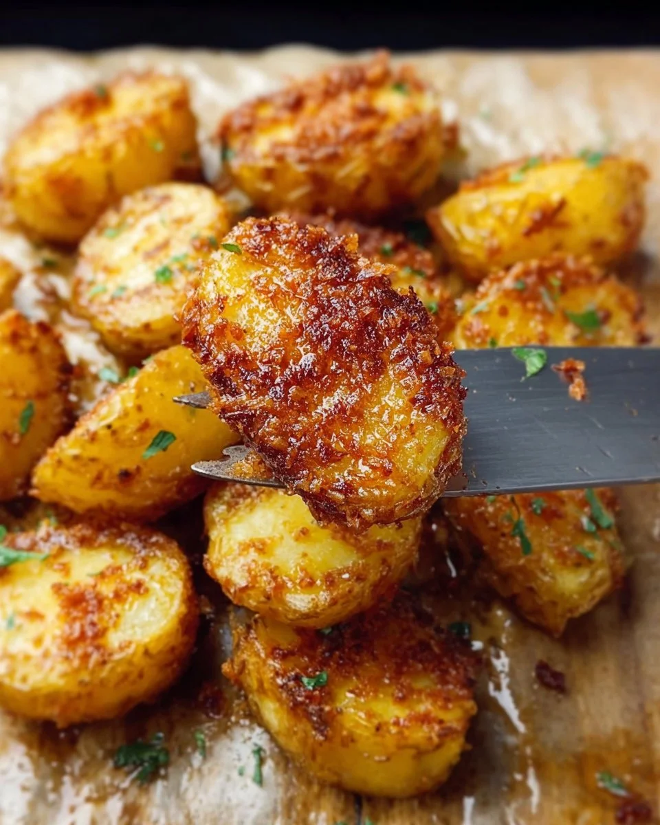 Crispy Parmesan Potatoes