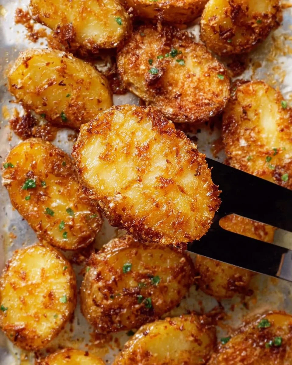Crispy Parmesan Potatoes