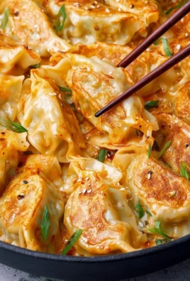 Delicious one pan dumpling bake fresh out of the oven
