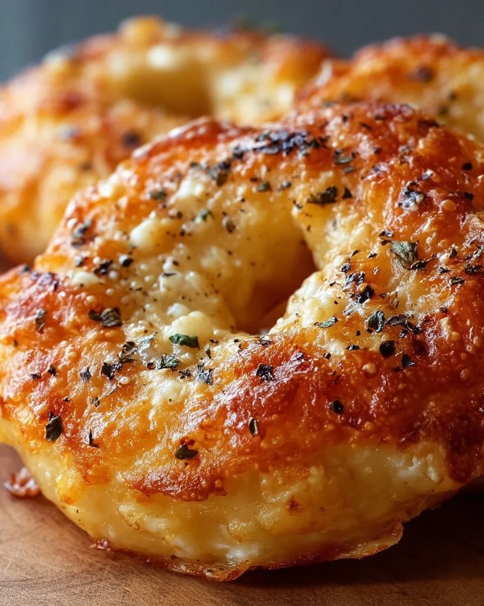 Garlic-Parmesan Cottage Cheese Bagels – Soft, Chewy & High-Protein