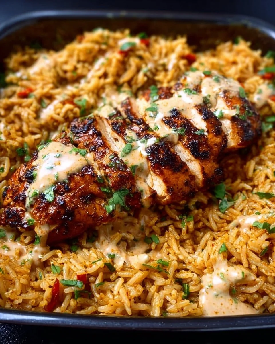 High Protein Creamy Cajun Chicken & Rice