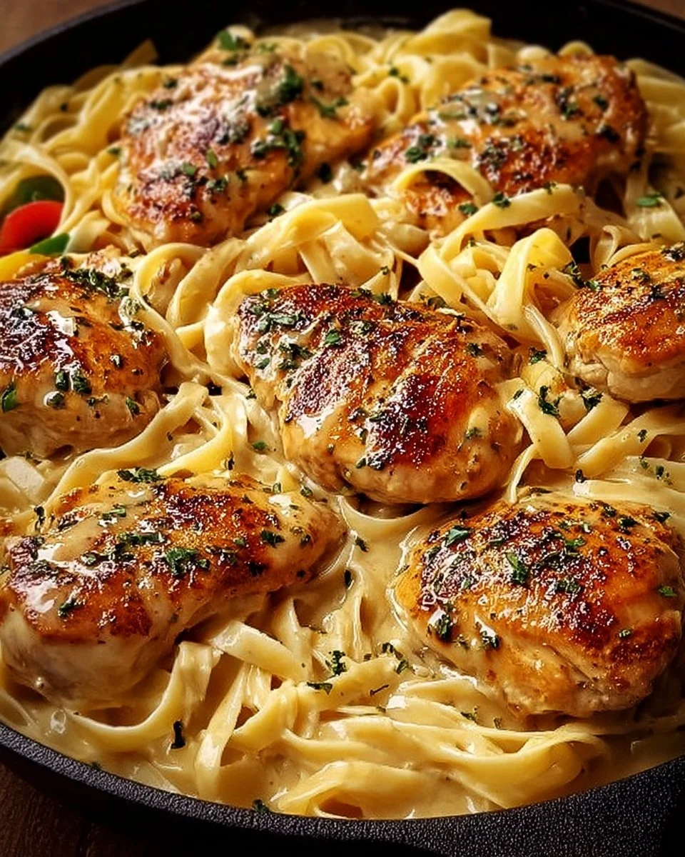 One-Pan Chicken with Buttered Noodles