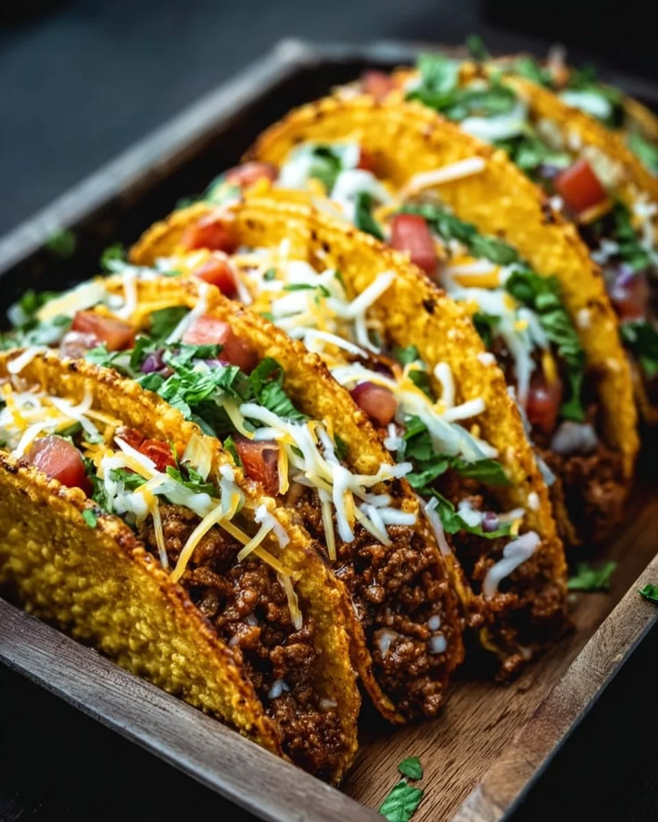 Oven-Baked Cheesy Tacos (Crispy & Loaded) You’ll Love!