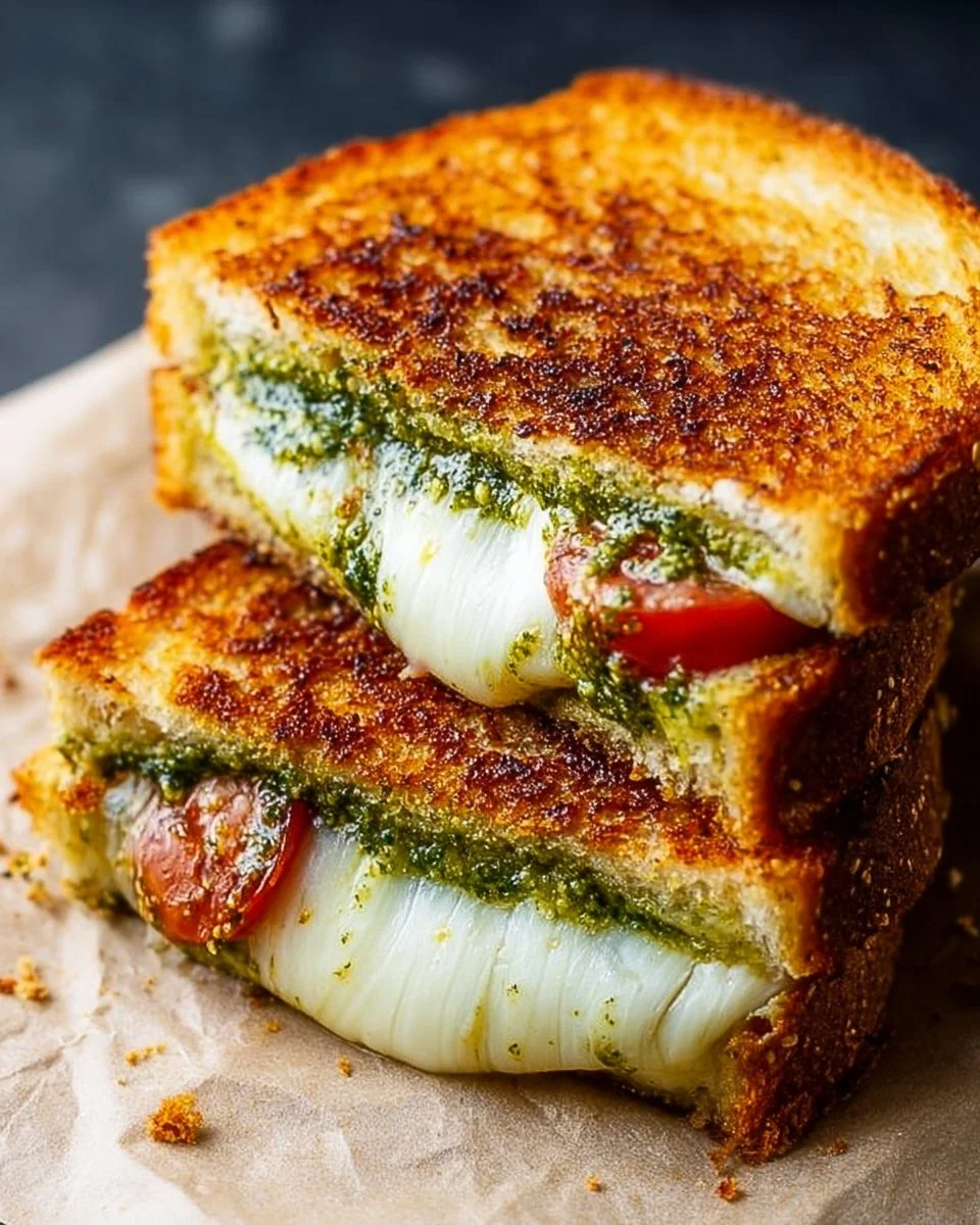 Pesto Grilled Cheese