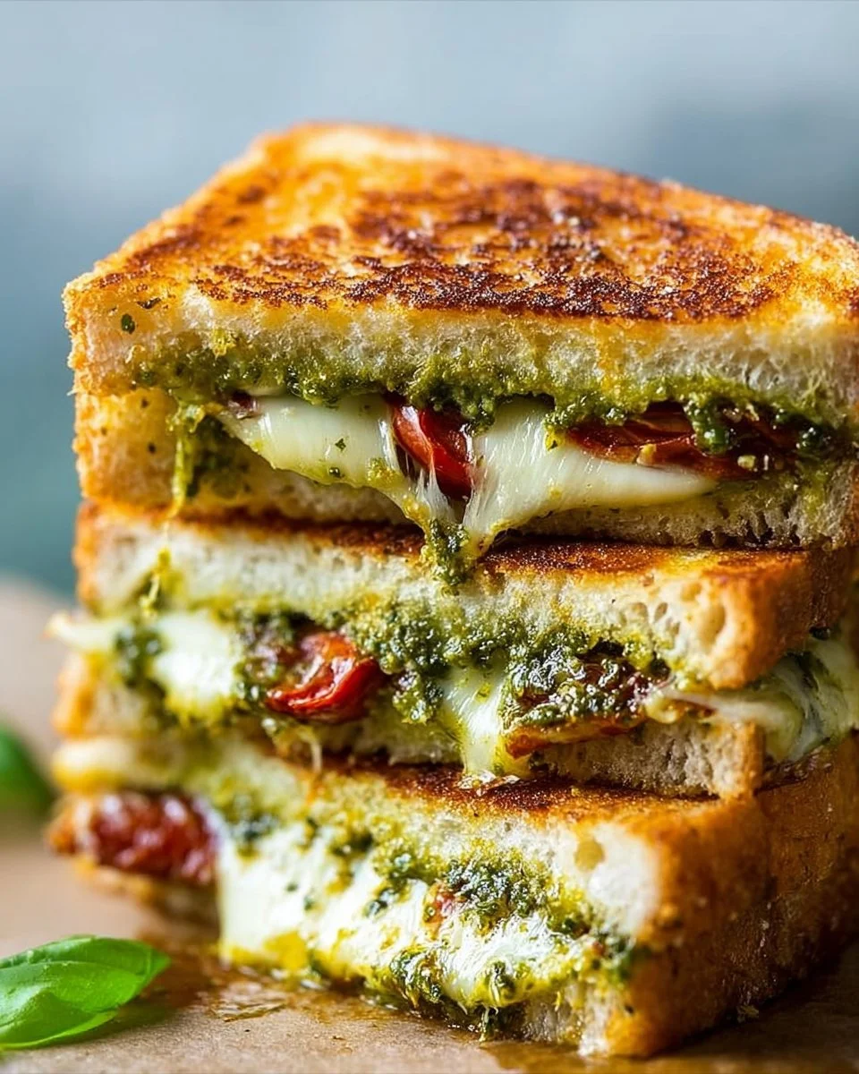 Pesto Grilled Cheese
