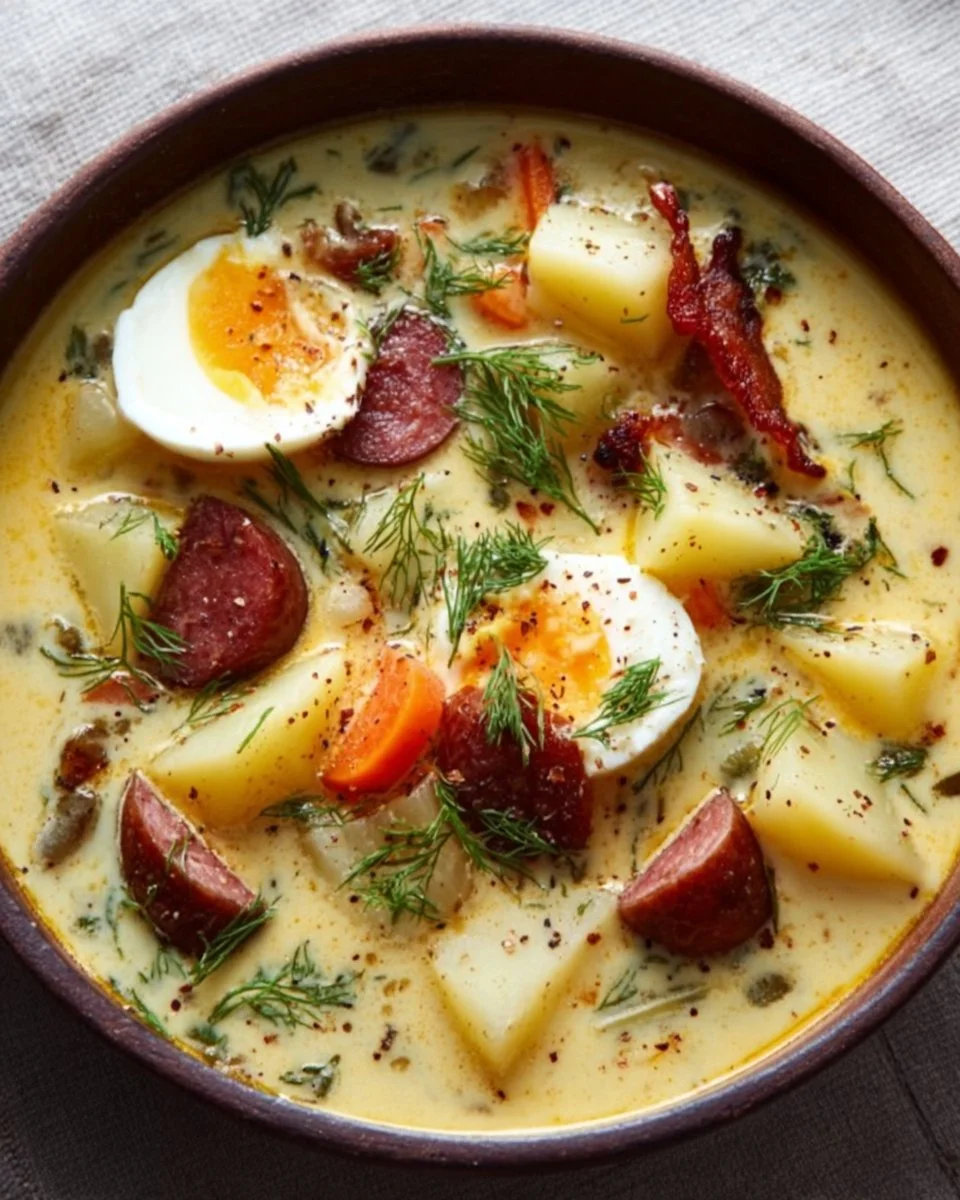 Polish Potato Soup (Kartoflanka)