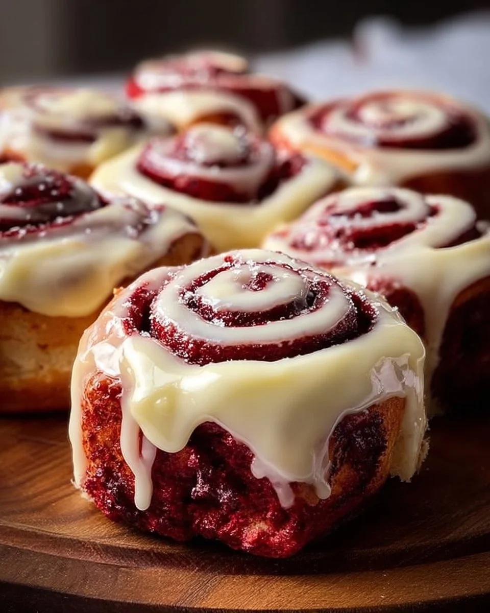Red Velvet Cinnamon Rolls