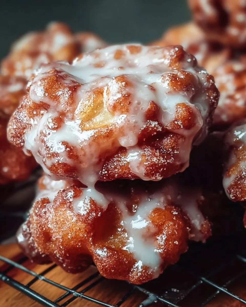 Soft Cinnamon Apple Fritters