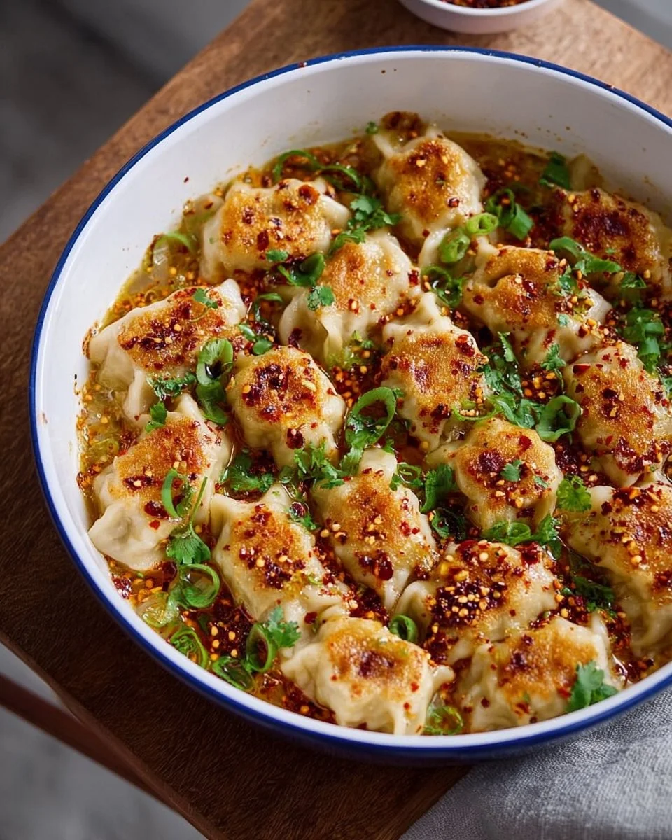 Viral Dumpling Bake