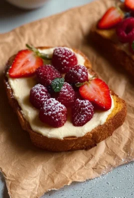 Delicious yogurt toast topped with fresh fruits and nuts for a healthy breakfast
